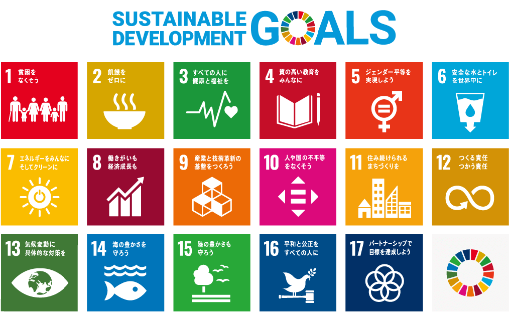 17 SDGs icons